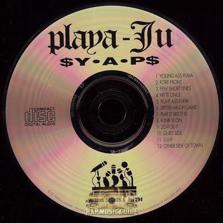 Playa-Ju - Young Ass Playa: 1st Press. CD | Rap Music Guide